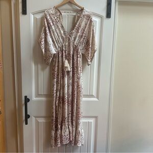 Z & L Mystic Maxi Dress Boho Festival Small